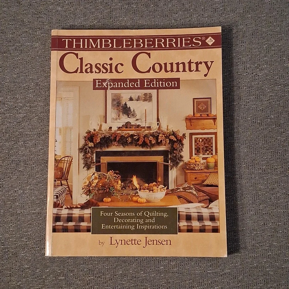 Thimbleberries Classic Country Book Lynette Jensen OS Tan Good Quilting Patterns